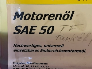 Motoröl SAE 50 2-Takt Harley, Puch, Oldtimer, von T4 Tevier  Bild 3