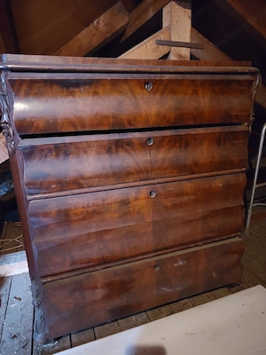 Antike Biedermeier Komode Bild 3
