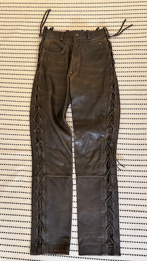 Damen Lederkombi im Western Look   Zweiteiler Bild 7