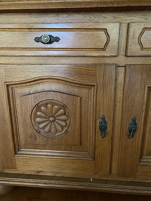 Buffetschrank, Vollholz (Eiche) Bild 2