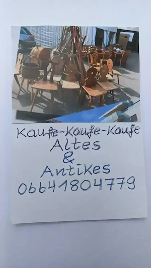 Suche Altes und Antikes
