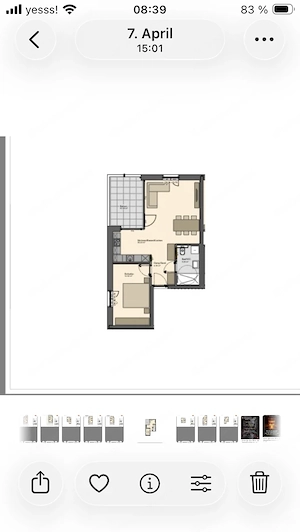 2 Zimmerwohnung zu vermieten  Bild 4