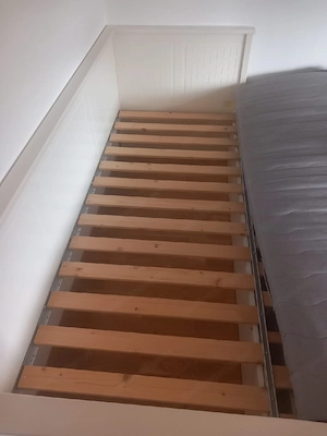 Hemnes Bett 80x200cm bzw. 160x200cm ausziehbar Bild 3