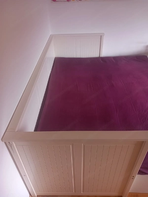Hemnes Bett 80x200cm bzw. 160x200cm ausziehbar Bild 2