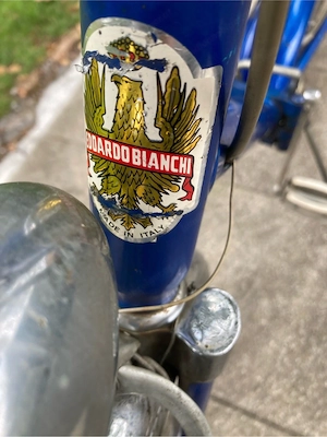 Altes italienisches Bianchi Klapprad 70er Jahre Bild 4