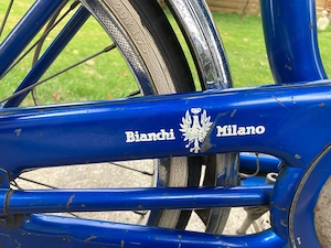 Altes italienisches Bianchi Klapprad 70er Jahre Bild 3