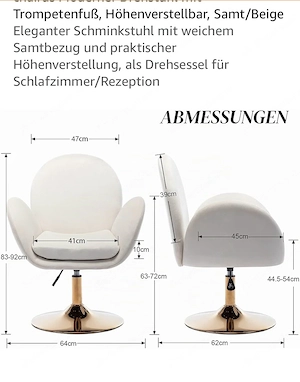 Neue Stühle in der Farbe Beige Bild 2