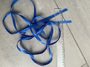 Stoffband Satinband dunkelblau 1 cm breit, 2,1 m lang zum Basteln, Schenken oder DIY-Projekte Bild 4