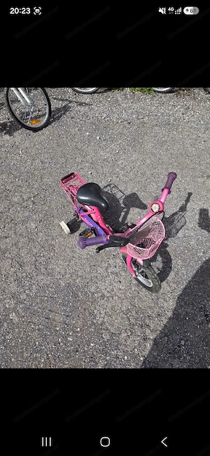 Kinderrad mit Stützräder Bild 4