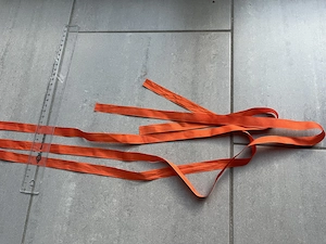 Stoffbänder Satinbänder orange 1,5 cm breit zum Basteln, Schenken oder DIY-Projekte Bild 2