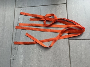 Stoffbänder Satinbänder orange 1,5 cm breit zum Basteln, Schenken oder DIY-Projekte Bild 5