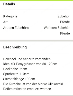 Shetty  Ponykutsche Bild 2