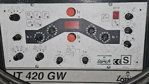 Lorch WIG   TIG Schweißgerät AC   DC 420A, 8m Brenner Bild 2