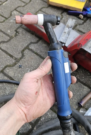 Lorch WIG   TIG Schweißgerät AC   DC 420A, 8m Brenner Bild 4