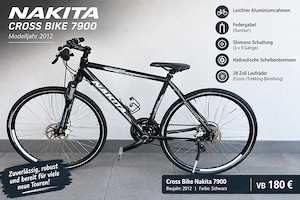 Nakita Cross 7900 Disc   28 Zoll Crossbike (Bastler   Sattelstütze fehlt)