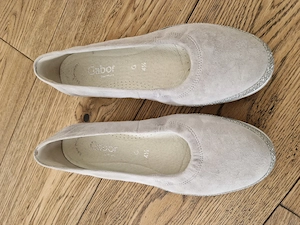 Ballerinas hellgrau, Marke Gabor, Größe 37,5 Bild 3