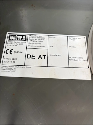 Weber Gasgrill E320 Bild 3