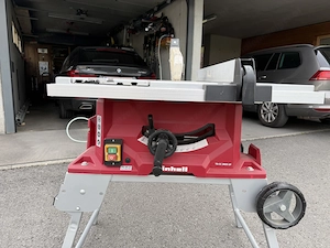 Tischkreissäge kompakt als Trolly fahrbar Bild 2