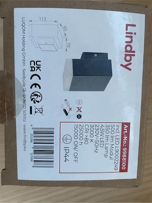 LED Wandlampe