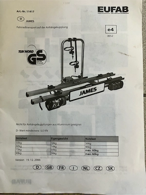 Radträger Fahrradträger Bild 2