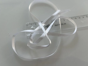 Schmales Dekoband   Geschenkband (0,6 cm breit   1 m lang) Bild 3