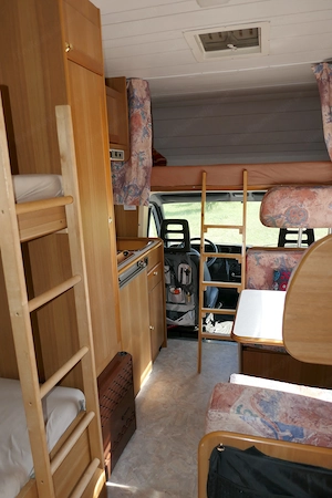 Wohnmobil Fiat Ducato Rimor 230, 60kW Diesel, 6 Personen Bild 7