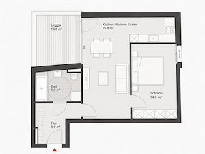 Seenähe & Top-Lage - Exklusive, sonnige Neubauwohnung in Lochau mit Loggia und Tiefgaragenplatz Bild 9