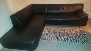 Interio Ecksofa schwarz