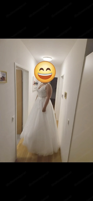 Hochzeitskleid - BOHO A- Linie Bild 3