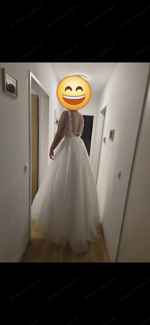 Hochzeitskleid - BOHO A- Linie Bild 2