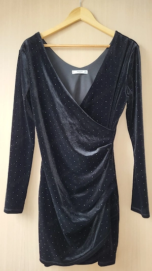Samtkleid Mango