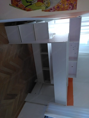 Bett, für Kinder oder Jugendliche, variabel als Hochbett oder Stockbett nutzbar  Bild 4