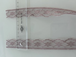 Wunderschönes, filigranes Spitzenband in Altrosa   Rosé 2,5 cm