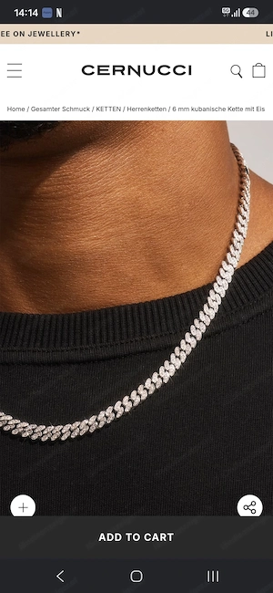 Cernucci Iced Out Halskette Bild 2
