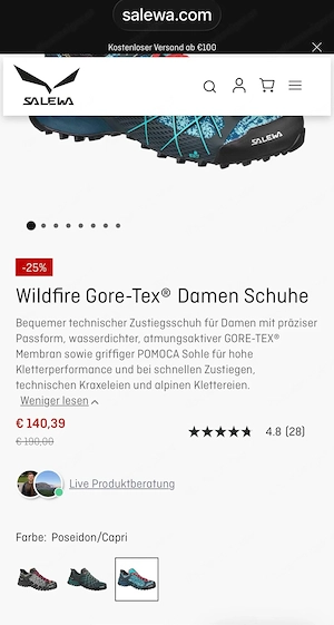 Salewa Wanderschuhe Damen 39 Bild 3