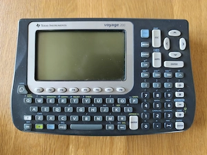 Taschenrechner Texas Instruments Voyage 200 inkl. Zubehör
