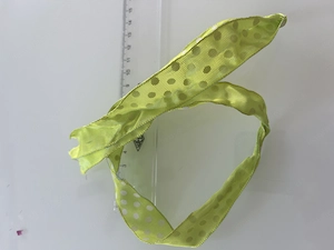Dekoband Hellgrün Weiß Gepunktet Geschenkband ca. 2,5 cm breit 70 cm lang Bild 2