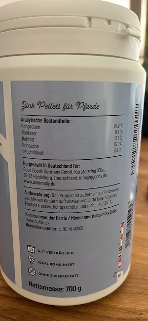 Zink für Pferde Bild 2