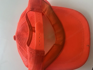Trucker Cap Neon Orange Mesh Kappe Snapback unisex Einheitsgröße Bild 2