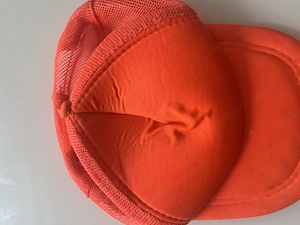 Trucker Cap Neon Orange Mesh Kappe Snapback unisex Einheitsgröße Bild 5