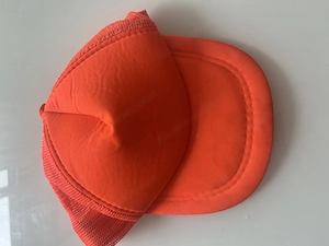 Trucker Cap Neon Orange Mesh Kappe Snapback unisex Einheitsgröße Bild 4