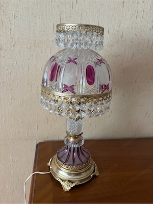 Vintage Kristalllampe