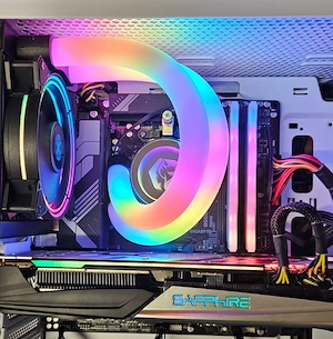 Gaming-PC (Ryzen 7 8700F, 1,5TB M2 SSD HDD, 32GB DDR5, RX5700XT) - TOP Bild 3