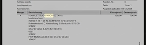 Winterreifen Skoda Octavia 205 60 R16 Bild 4