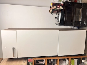 Voll funktionsfähiger Kühlschrank mit Schrank Bild 3