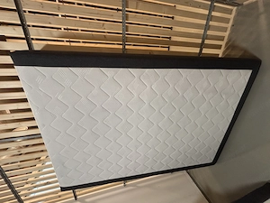 Boxspringbett grau  anthrazit 140x200cm Bild 3