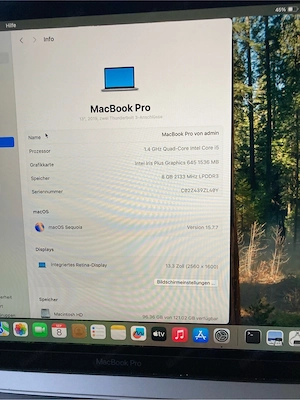 Macbook Pro 13 2019 Bild 3