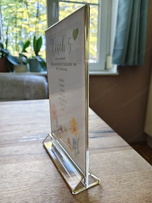 6x Doppelseitiger Bilderrahmen, Aufsteller