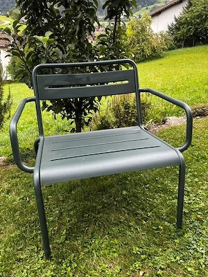 EMU Star  Loungesessel Metall, stapelbar & wetterfest (dunkelgrün) Bild 2