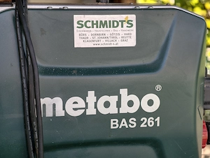 Bandsäge Metabo BAS261, gebraucht, Neupreis über 400 Euro Bild 2